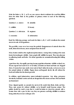 TOP 5 đề thi giữa kỳ 2 môn Tiếng anh lớp 12