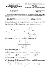 Đề tham khảo cuối kì 2 Toán 10 năm 2024 – 2025 trường THPT Ngô Quyền – Đà Nẵng có đáp án