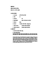 Bệnh án tham khảo về Viêm Amydan tại BV Đà Nẵng - Tình huống 2024