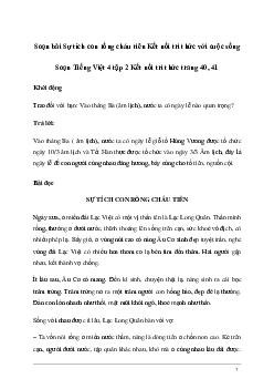 Soạn bài Đọc: Sự tích con rồng cháu tiên | Kết nối tri thức