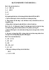 Bài tập chương 4 môn Kinh tế vĩ mô | Học viện Tài chính