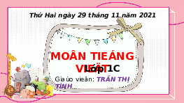 Giáo án điện tử Tiếng việt 1 bài 3 Chân trời sáng tạo: Học vấn: am, ăm, âm