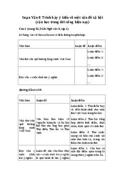 Soạn bài Củng cố, mở rộng lớp 8 trang 82  | Ngữ văn 8 sách Kết nối tri thức