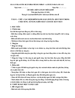 Giáo án Hoạt động trải nghiệm 7