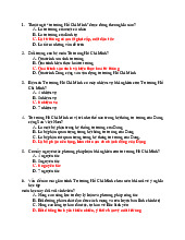 270 Câu Hỏi Trắc Nghiệm Môn Tư Tưởng Hồ Chí Minh | Đại học Kinh tế kỹ thuật công nghiệp