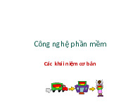 Slide Các khái niệm cơ bản Công nghệ phần mềm | Trường Đại học Công nghệ, Đại học Quốc gia Hà Nội