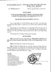 Quyết định 5109-2014 hướng dẫn vềthiết kế và tổ chức giao thông trong giai đoạn phân kỳ đầu tư xây dựng cao tốc | Môn Geometric Design for Highway - Đại học Xây Dựng Hà Nội