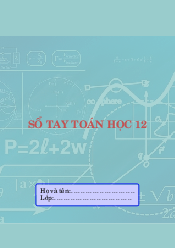 Sổ tay Toán học 12