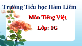 Giáo án điện tử Tiếng việt 1 bài 1 Chân trời sáng tạo : P, ph