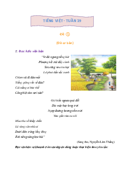 Giải Bài tập cuối tuần lớp 4 môn Tiếng Việt Kết nối tri thức - Tuần 19 (Nâng cao)