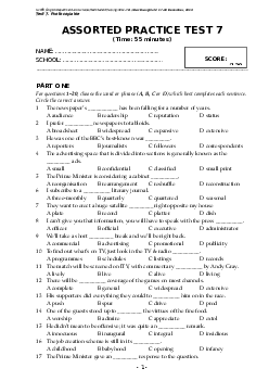 Lexico and grammar ôn thi học sinh giỏi THPT, Chuyên Anh có đáp án và giải thích (63 trang)