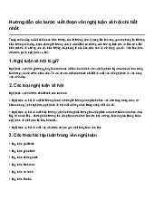 Hướng dẫn các bước viết đoạn văn nghị luận xã hội chi tiết nhất | Ngữ văn 10