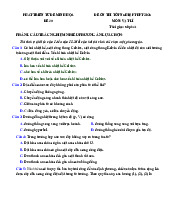 Đề thi thử tốt nghiệp THPT 2025 môn Vật lí bám sát đề minh họa - Đề 20