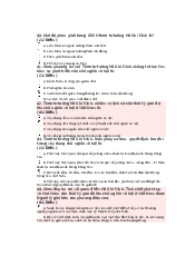 Bộ câu hỏi trắc nghiệm Tư tưởng Hồ Chí Minh | Đại học Bách Khoa Hà Nội