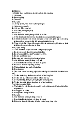 Đề thi cuối kì môn Kinh tế chính trị | Trường Đại học Cần Thơ