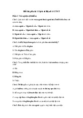 Đề thi giữa học kỳ 1 môn Lịch sử & Địa Lý lớp 6 năm học 2024 - 2025 - Đề số 3 | Bộ sách Chân trời sáng tạo