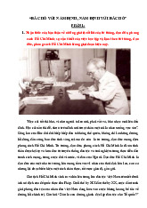 Nhận thức của bản thân về những giá trị cốt lõi của tư tưởng