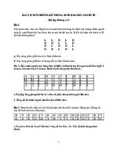 Bài tập chương 2-9 - Bài tập thống kê | Kinh doanh quốc tế | Đại học Tôn Đức Thắng