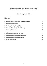 Tổng hợp đề thi & lời giải chi tiết môn Xác suất thống kê | Trường Đại học Bách khoa - Đại học Quốc gia Thành phố Hồ Chí Minh