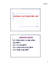 CHƯƠNG 4: QUY PHẠM PHÁP LUẬT | Bài giảng Pháp luật đại cương