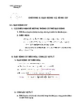 Tổng hợp kiến thức cơ bản và nâng cao chương 5 Dao động và Sóng cơ - Học Viện Kỹ Thuật Mật Mã