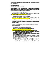 Tư Tưởng Hồ Chí Minh Về Nhà Nước Của Dân Do Dân Vì Dân