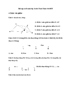 Phiếu bài tập cuối tuần lớp 3 môn Toán - Tuần 8 (Nâng cao) | Kết nối tri thức