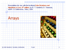 Bài giảng về Arrays môn Cấu trúc dữ liệu và Giải thuật | Đại học Quốc gia Hà Nội