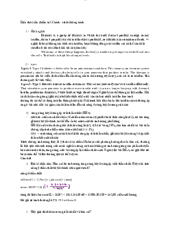 Tóm tắt lý thuyết môn Hóa đại cương về Dung dịch