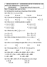 Đề tham khảo giữa kì 2 Toán 7 năm 2024 – 2025 phòng GD&ĐT Bình Thạnh – TP HCM có đáp án