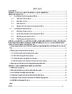 Tiểu luận Quản lý dự án và khởi nghiệp về Quản trị rủi ro