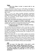 Case study Disney&IKEA Môn Thực hành nghề nghiệp 1 | Trường Đại học Tài chính - Marketing