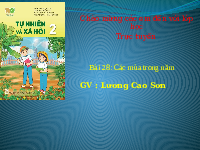 Giáo án điện tử Tự nhiên và Xã hội 2 Bài 28 Kết nối tri thức: Các mùa trong năm