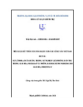 Tiểu luận Kết thúc học phần Lịch sử Đảng Cộng sản Việt Nam: Sự lãnh đạo 1939-1945