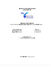 Tiểu luận PHÂN TÍCH MÔI TRƯỜNG QUẢN TRỊ CỦA DOANH NGHIỆP YODY môn Quản tri học - Trường Đại học Thủ Dầu Một