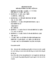 NỘI DUNG ÔN TẬP DCVHVN 2025 -SIU