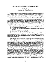 Nền Tảng Để Xây Dựng Hoặc Sửa Đổi Hiến Pháp môn Luật hiến pháp | Trường Đại học Luật, Đại học Quốc gia Hà Nội