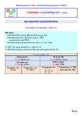 Chương 1 : Dao Động Cơ -  Vật Lí 12