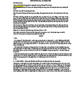 DÀN Ý - CẢM NHẬN VỀ HỒN TRƯƠNG BA VÀ ĐẾ THÍCH TRONG KỊCH LẠI