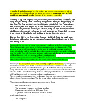 English market môn Marketing căn bản | Trường đại học Mở Hà Nội