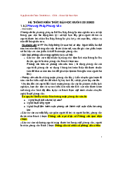 Hệ thống kiến thức môn thống kê xã hội | Trường Đại học Sư phạm Hà Nội