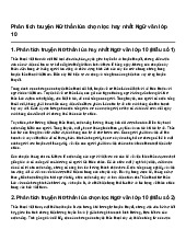 Phân tích truyện Nữ thần lúa chọn lọc hay nhất Ngữ văn lớp 10