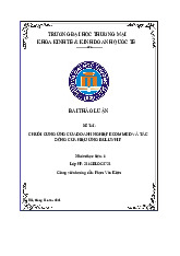 Thảo luận về chuỗi cung ứng EcomMed & hiệu ứng Bullwhip | Bài thảo luận quản trị chuỗi cung ứng