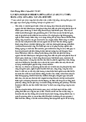 Vận dụng Triết học - Triết học Mác - Lênin | Trường Đại học Kinh tế, Đại học Quốc gia Hà Nội