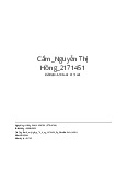 Cẩm Nguyễn Thị Hồng 2171451 - Tài liệu tham khảo | Đại học Hoa Sen