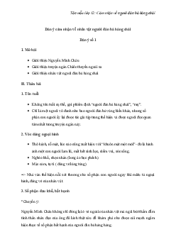 Cảm nhận về người đàn bà hàng chài | Văn mẫu 12