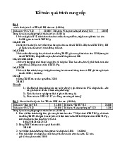 Bài tập Kế toán quá trình cung cấp môn Kế toán | Trường Đại học Bách Khoa Hà Nội