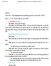 Bài giảng: Các khái niệm văn hóa và di sản văn hóa Việt Nam môn cơ sở văn hóa| Trường Đại học Hà Nội
