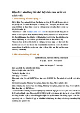 Mẫu đơn xin thay đổi chủ hộ khẩu mới nhất và cách viết