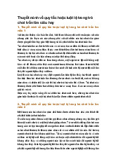 Thuyết minh về quy tắc hoặc luật lệ trong trò chơi trốn tìm siêu hay